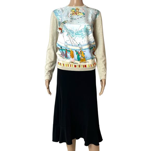 Hermès Prayers to the Wind Twillaine Sweater - Picture 2 of 8